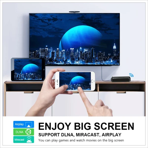 X96Q Media Player 4GB 64GB Android 10.0 TV Box Allwinner H313 Quad Core 4K 2.4G Wifi 1GB 8GB Set Top Box - Image 2