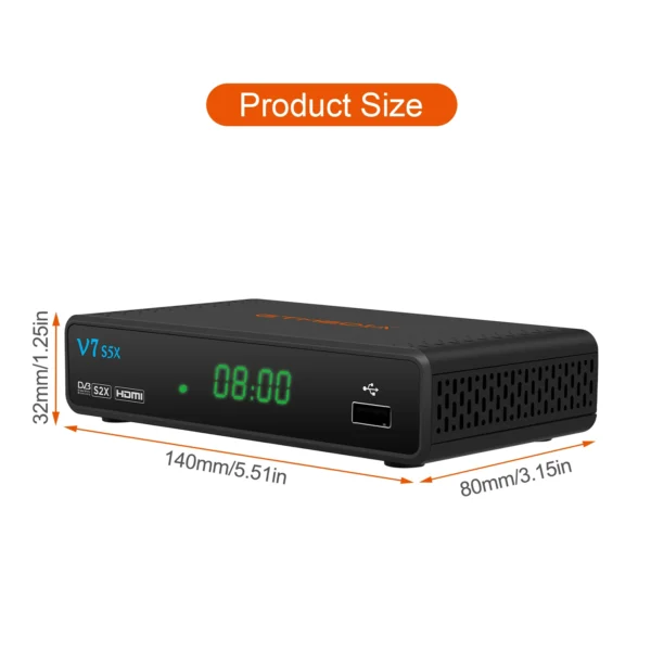 GTMEDIA V7 S5X Super Value Satellite TV Receiver DVB-S/S2 Full HD 1080P With USB WIFI Digital Receptor H.265 Set top box VS V7HD - Image 5