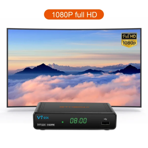 GTMEDIA V7 S5X Super Value Satellite TV Receiver DVB-S/S2 Full HD 1080P With USB WIFI Digital Receptor H.265 Set top box VS V7HD - Image 3