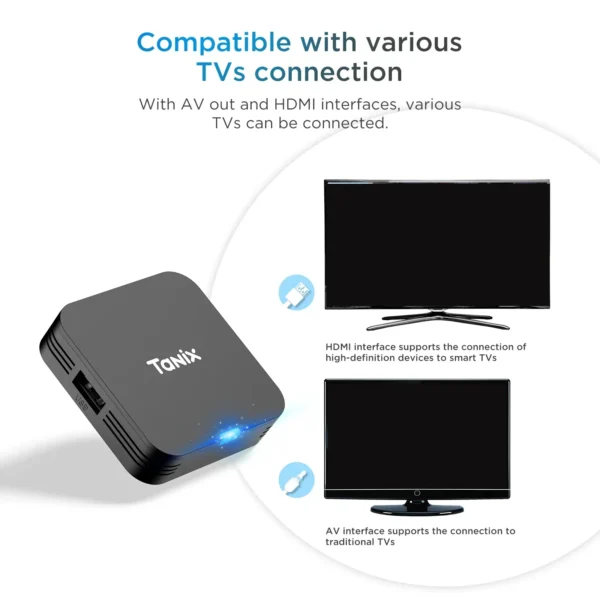 Tanix TX1 AllwinnerH313 Android10 Smart Home Theater TV Box 4K HDR 2.4G Wifi 2GB16GB Youtube Smart Mini Media Player Set Top Box - Image 3